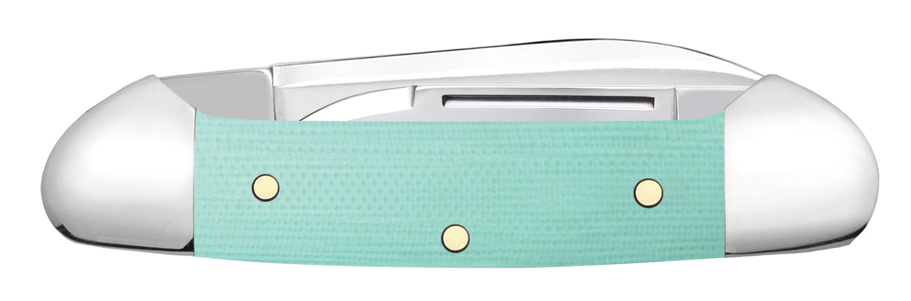 Case Knives Smooth Seafoam Green G-10 Baby Butterbean