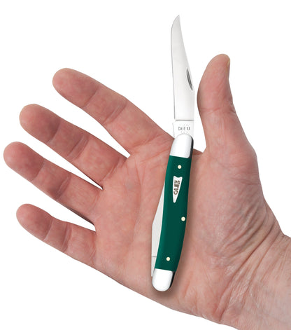 Case Knives Smooth Spruce Green Synthetic Muskrat