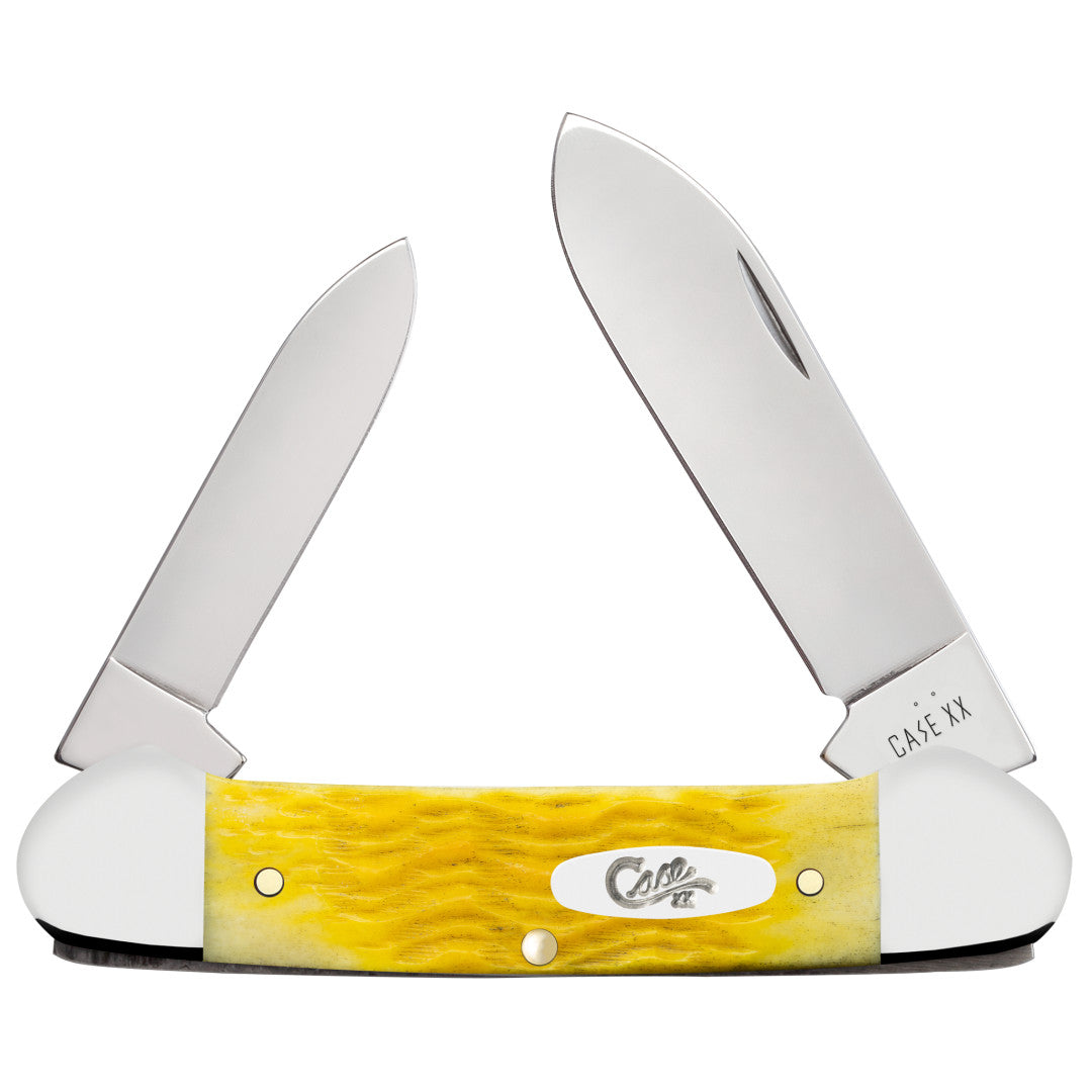 Case Knives Platts Jig Yellow Bone Canoe
