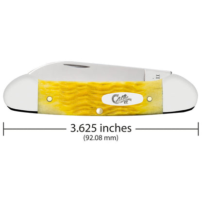 Case Knives Platts Jig Yellow Bone Canoe